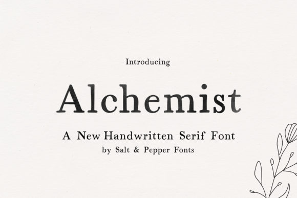 Alchemist: A Handwritten Serif for Elevated Branding