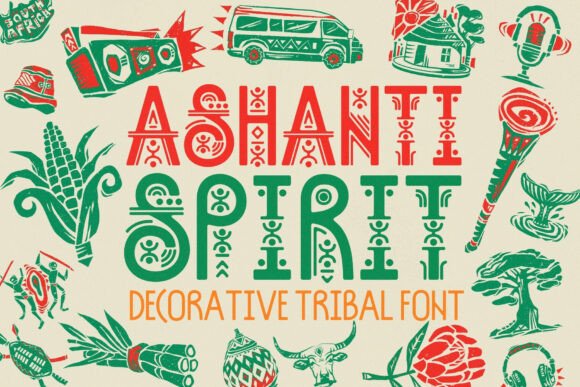Ashanti Spirit: A Bold Typeface Rooted in West African Heritage