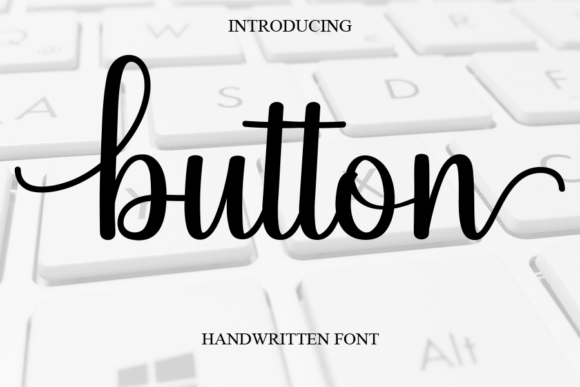 Button: A Handwritten Script Font That Feels Like a Personal Note