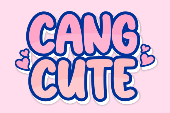 Cang Cute: The Playful Stacked Font That Pops Off the Page