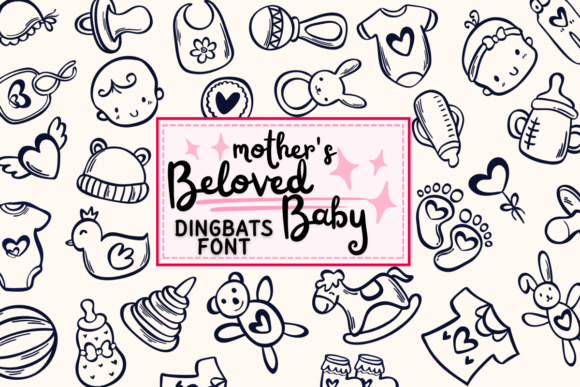 Capturing Childhood's Whimsy: The Mother's Beloved Baby Font