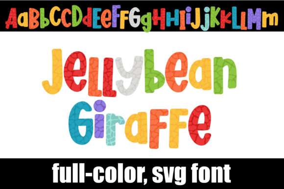Jellybean Giraffe: A Playful Font for Bold Branding