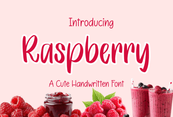 Raspberry: A Handwritten Font That Brings Sweetness to Any Design
