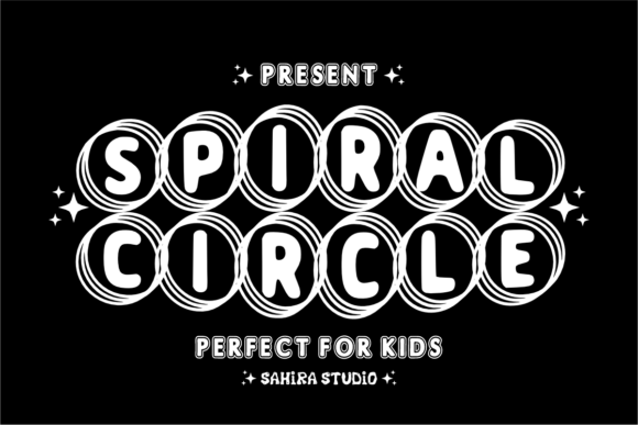 Spiral Circle: The Playful Display Font That Pops