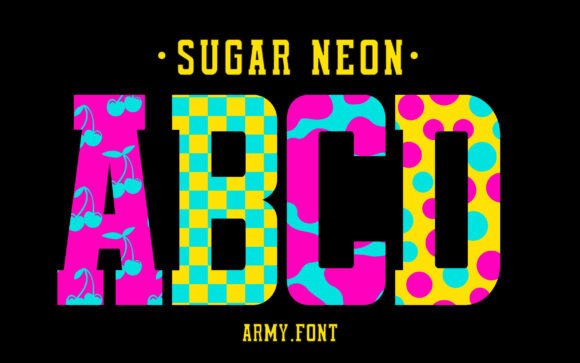 Sugar Neon: Capturing Festive Whimsy in Modern Typography