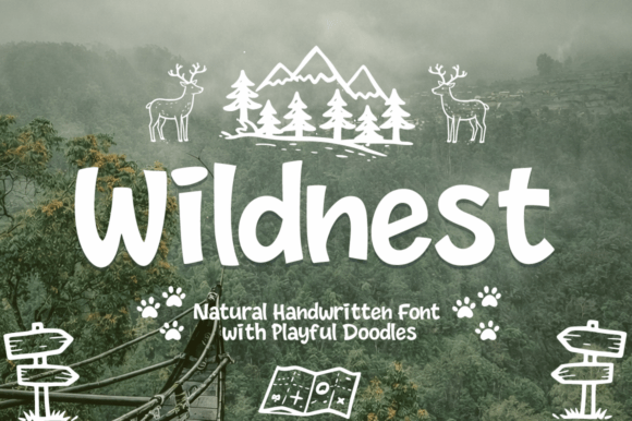 Wildnest: The Handwritten Typeface for Authentic Outdoor Branding